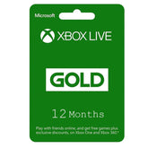 XBOX live 12 Months